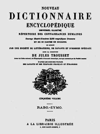 1885 Nouveau dictionnaire encyclopédique t5