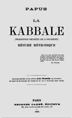 1892.Papus kabbale