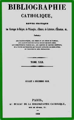 1859 bibliographie catho