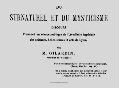 1861 62 memoires academie lyon Gilardin