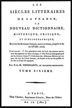 sciecles litteraires 1801