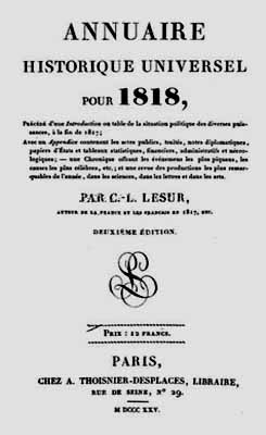 1825 lesur annuaire 1818
