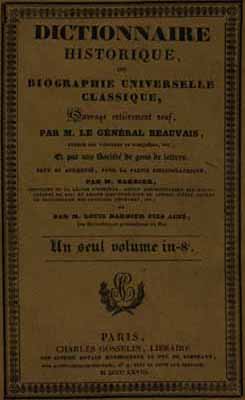 1828 Beauvais dictionnaire