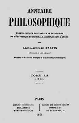 1866 annuaire philosophique
