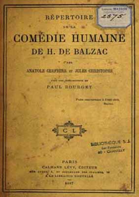 1887 repertoire balzac
