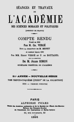 1891 Institut de France