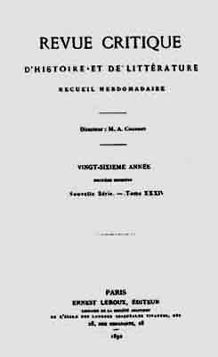 1892.Revue critique dhistoire