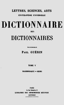 1892 dictionnaire des dictionnaires t5