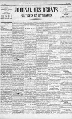 1895 Journal des débats politiques