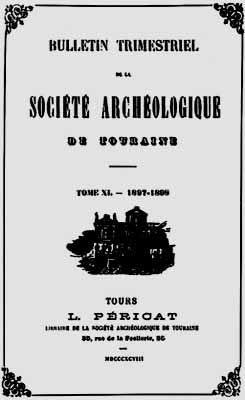 1897 Bulletin de la Société archéologique
