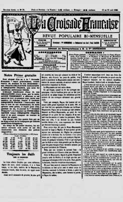 1898 La Croisade francaise