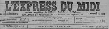 1911.07.05.titre.L.Express du Midi 