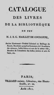 1811 catalogue haillet