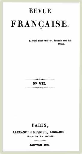 1829 revue francaise