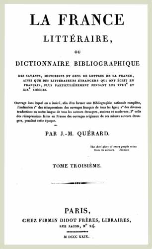 1829 querard france litteraire