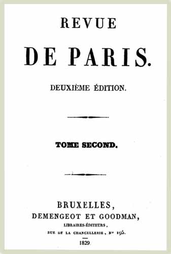 1829 revue de paris