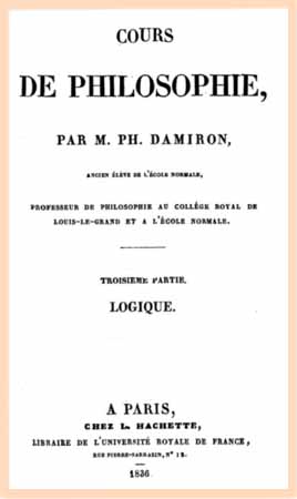 1836 Damiron cours
