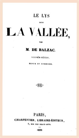 1839 Balzac le lys