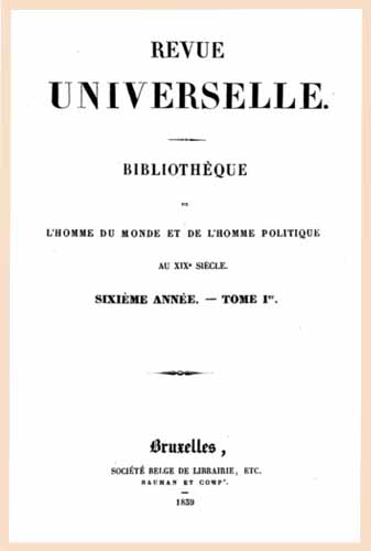 1839 revue universelle t1