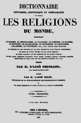 1850 Migne dict religions