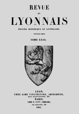 1861 revue lyonnais