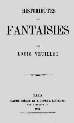 1862 Veuillot Historiettes