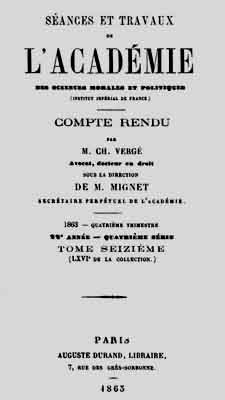 1863 seances et travaux