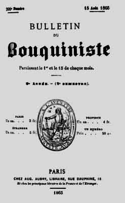 1865 Bouquiniste