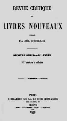1866 cherbuliez