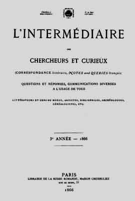 1866 intermediaire curieux