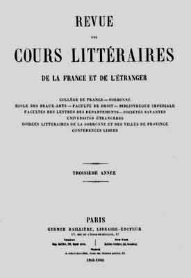 1866 revue cours