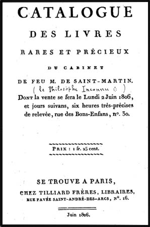 1806 catalogue livres SM