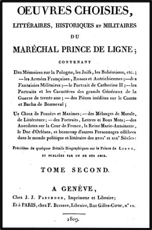 1809 oeuvres Prince de Ligne2