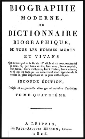 bibliographie 1806